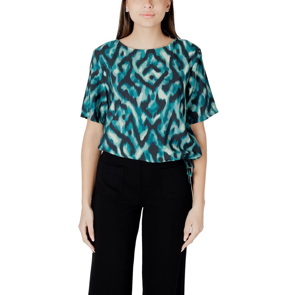 Street One Green Viscose Blouse LUNESCAPE