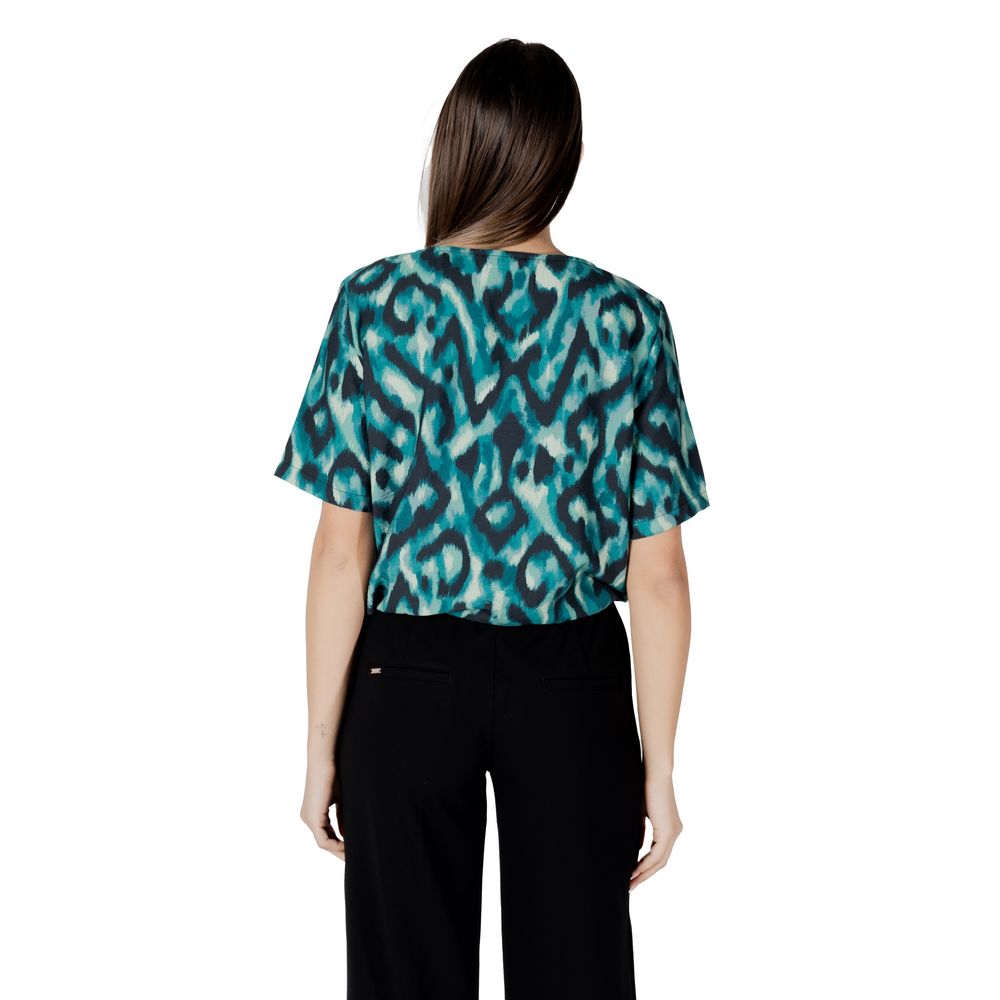 Street One Green Viscose Blouse LUNESCAPE