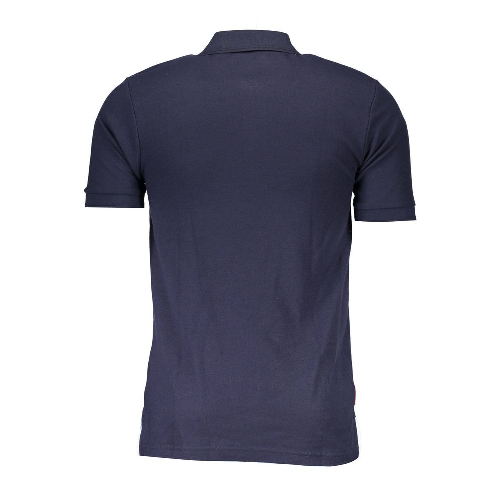 Slazenger Blue Cotton Polo Shirt LUNESCAPE