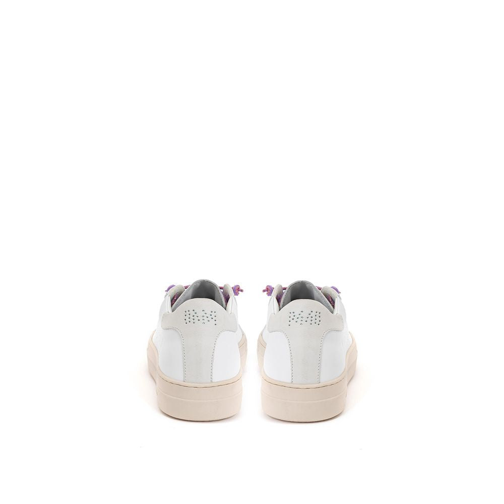 P448 White Leather Sneaker LUNESCAPE