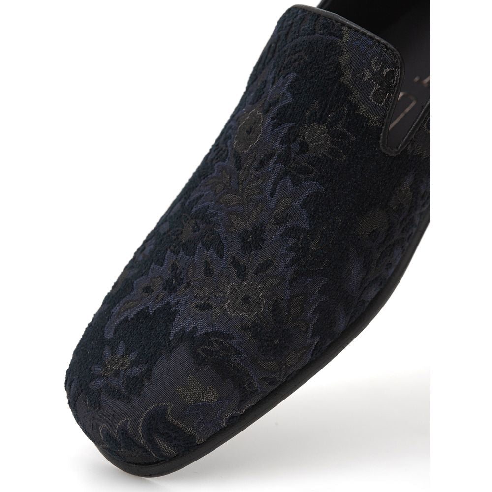 Etro Blue Leather Slip-On Loafer LUNESCAPE