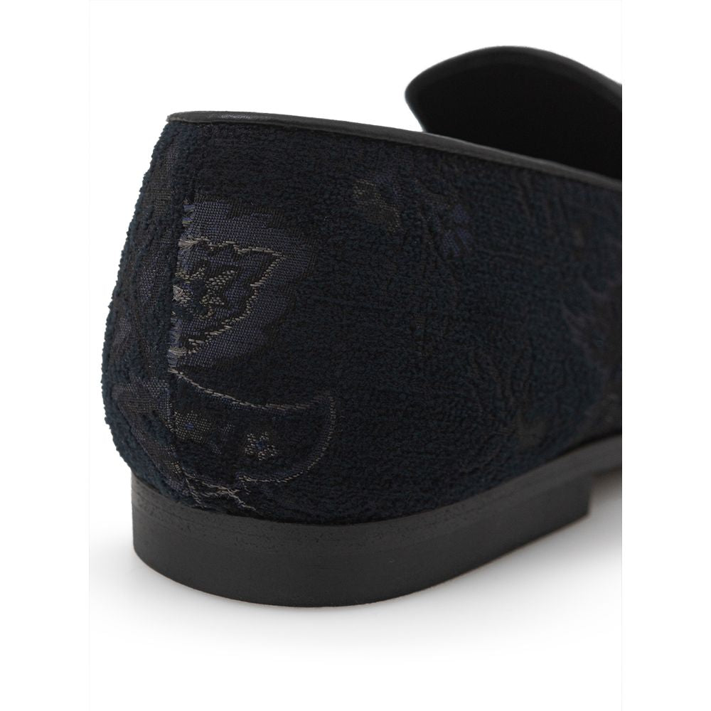 Etro Blue Leather Slip-On Loafer LUNESCAPE