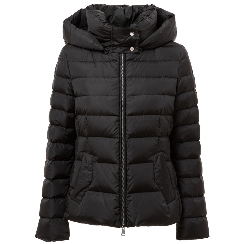 Add Black Puffer Coat LUNESCAPE