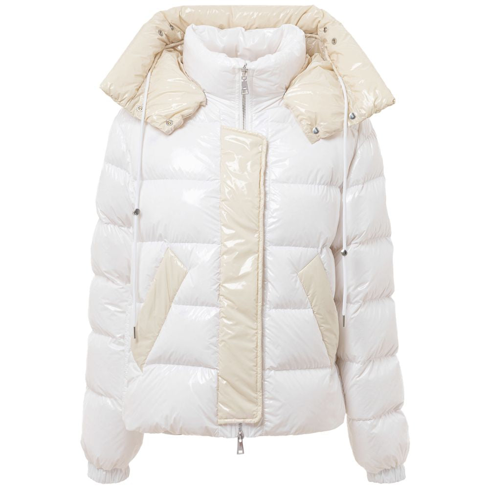 Add White Puffer Coat LUNESCAPE