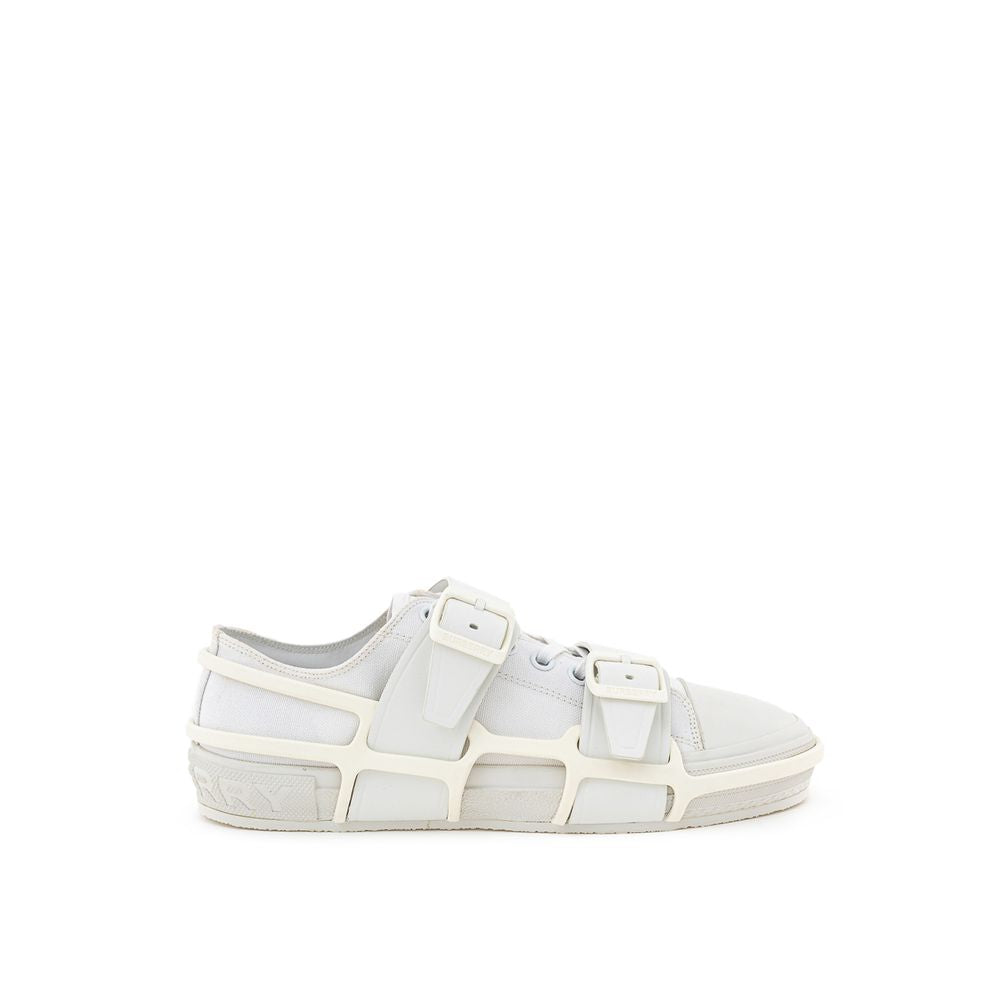 Burberry White Cotton Sneaker LUNESCAPE