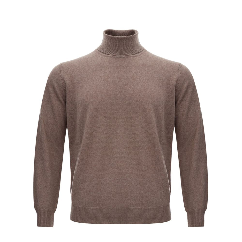 KANGRA Brown Wool Sweater LUNESCAPE