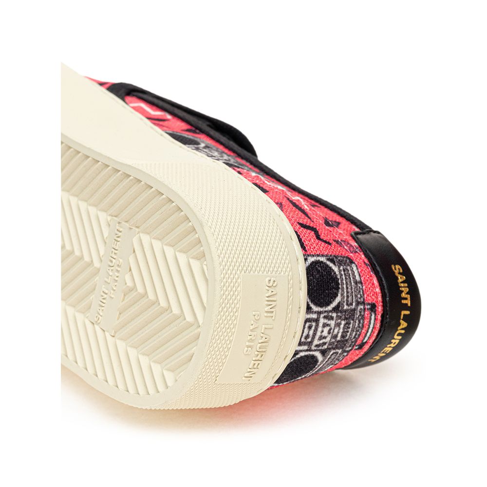 Saint Laurent Pink Cotton Sneaker LUNESCAPE