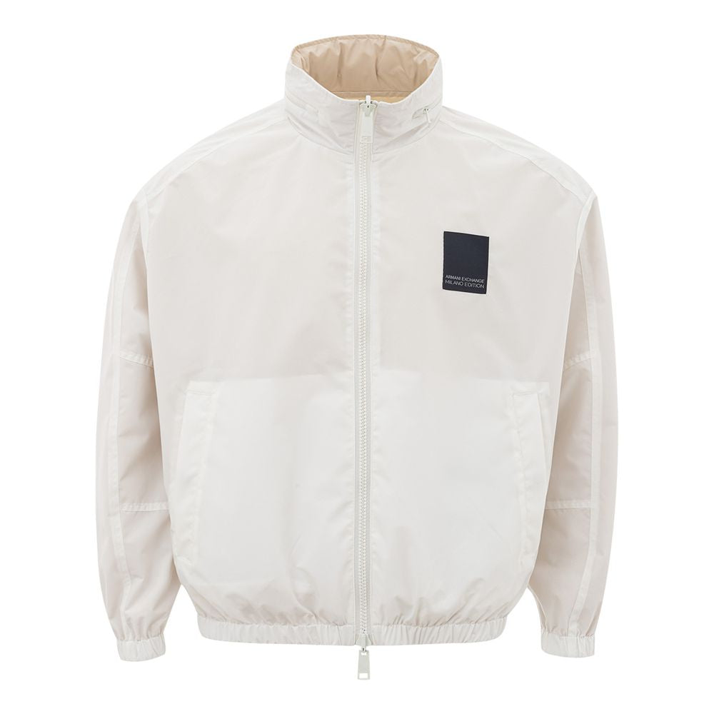 Armani Exchange Beige Jacket for the Modern Man LUNESCAPE