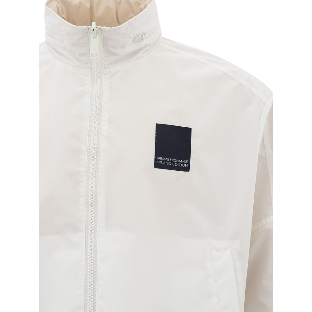 Armani Exchange Beige Jacket for the Modern Man LUNESCAPE
