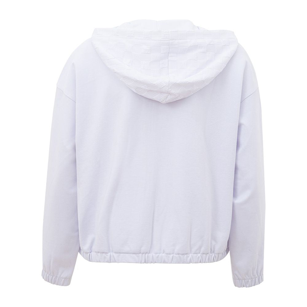 Armani Exchange Chic White Sweater for Women LUNESCAPE