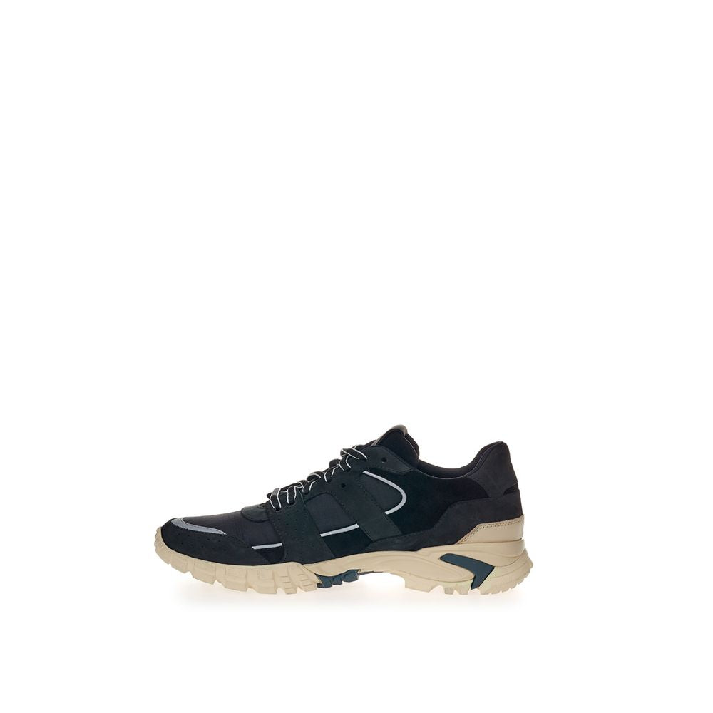 Lardini Black Suede Leather Sneaker LUNESCAPE
