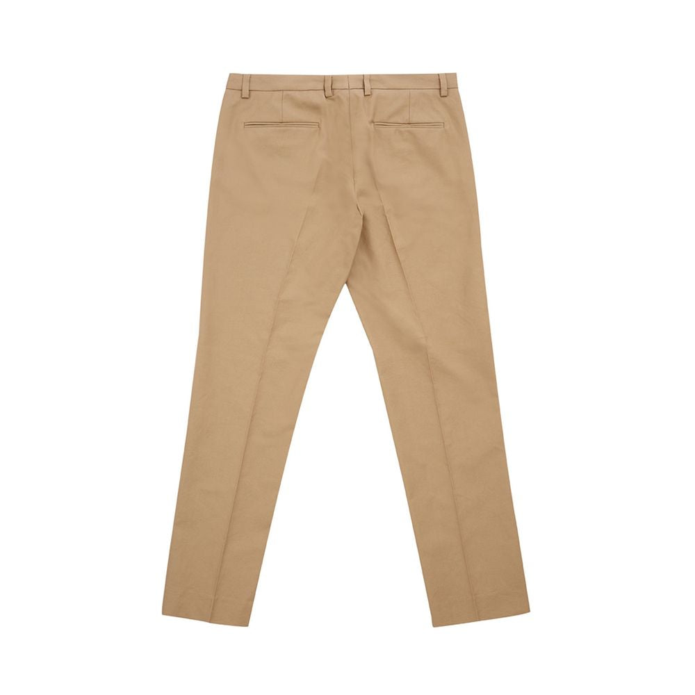 Lardini Elegant Brown Cotton Trousers for Women LUNESCAPE