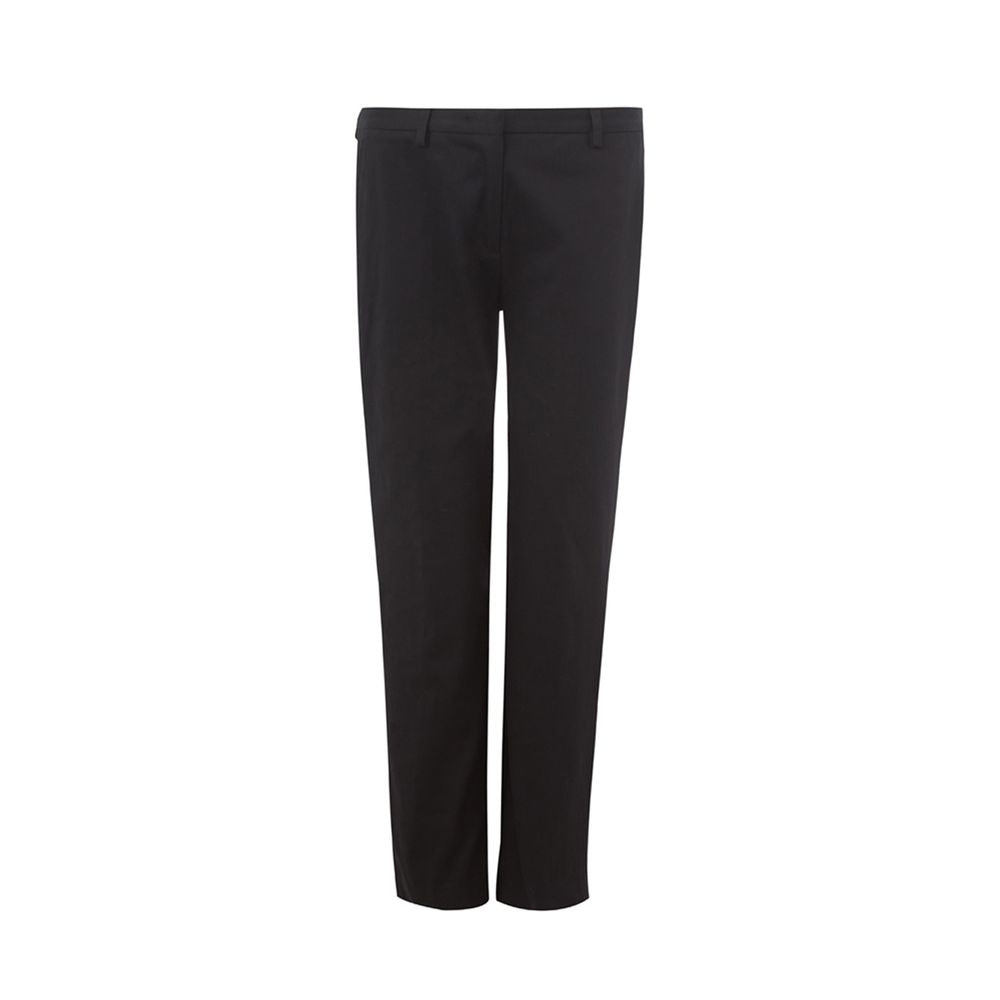 Lardini Italian Elegance Cotton Black Trousers LUNESCAPE
