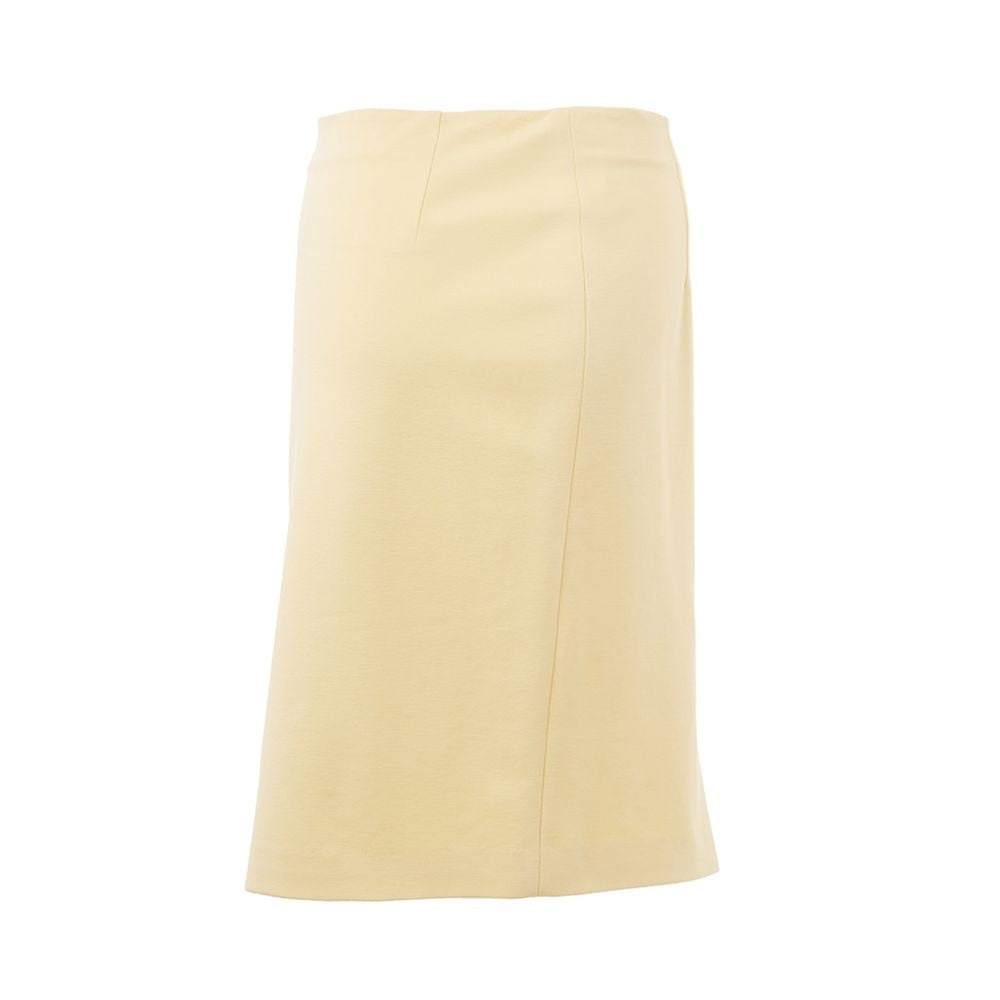 Lardini Elegant Yellow Skirt for Women LUNESCAPE