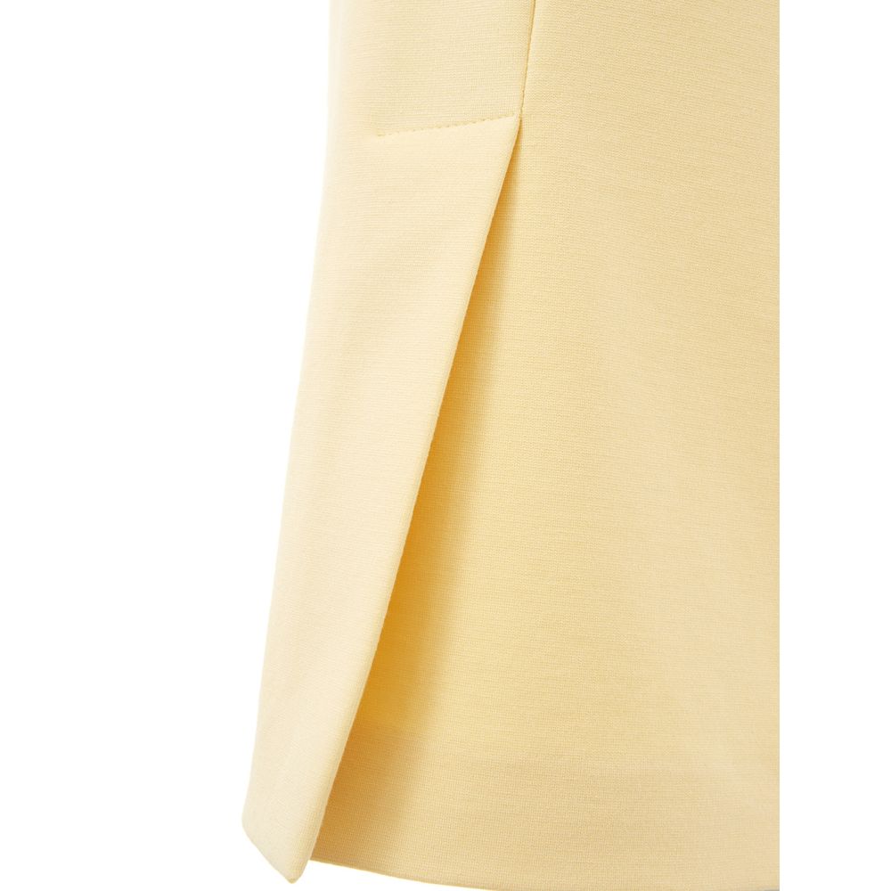 Lardini Elegant Yellow Skirt for Women LUNESCAPE