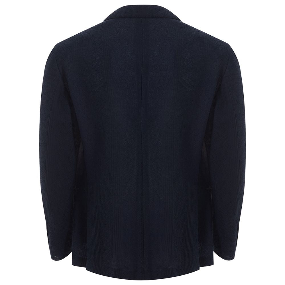 Lardini Blue Cotton Blazer LUNESCAPE
