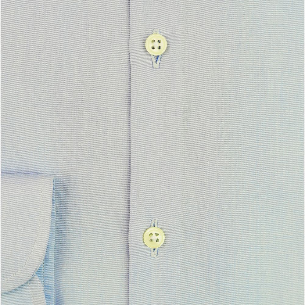 Bagutta Light Blue Cotton Men Shirt LUNESCAPE