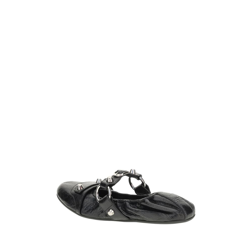Balenciaga City Mary Jane Ballerina Flat