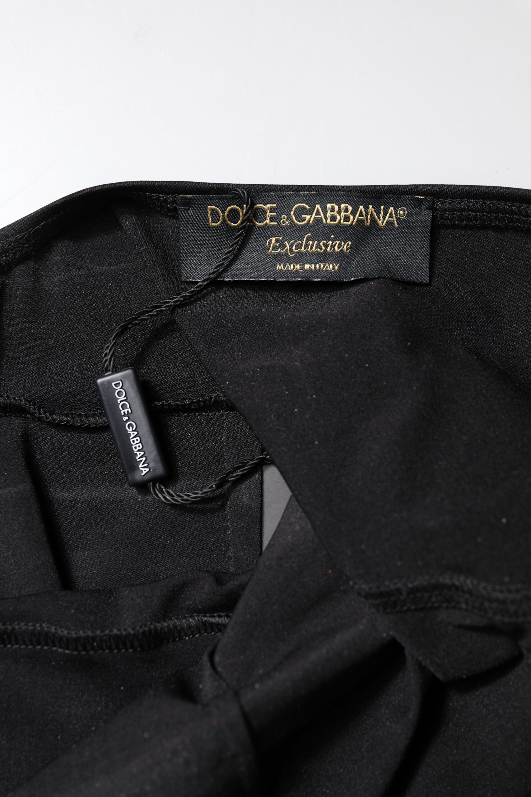 Dolce & Gabbana Black Sleeveless Bodycon Women Jumpsuit