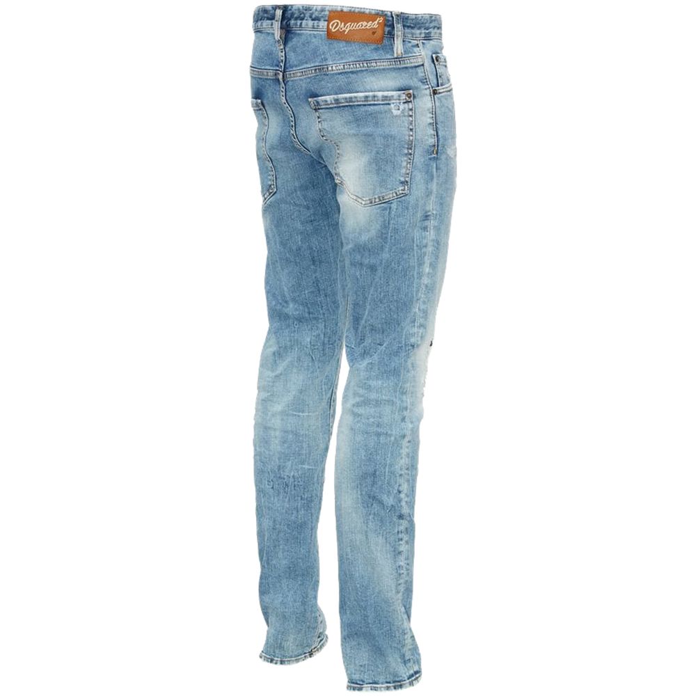 Dsquared² Blue Cotton Jeans