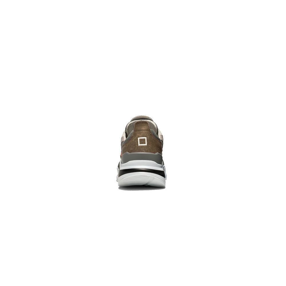 D.A.T.E Gray Leather Sneaker LUNESCAPE