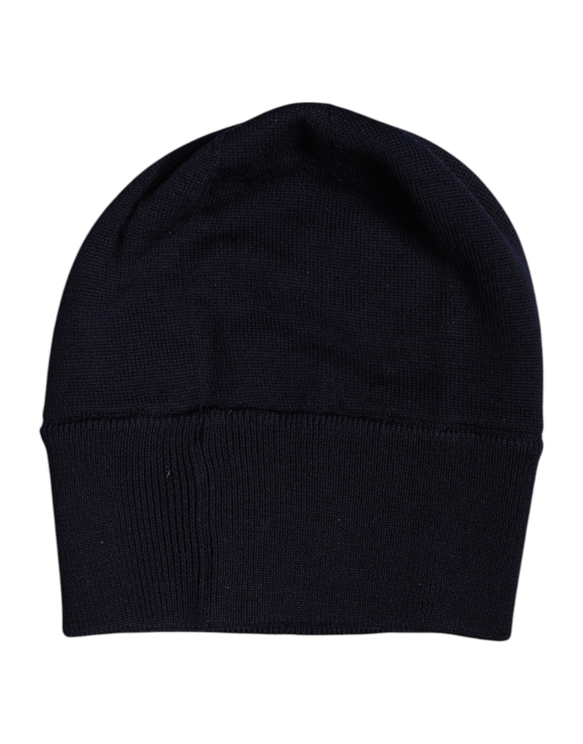 Dolce & Gabbana Black Wool Winter Beanie Hat
