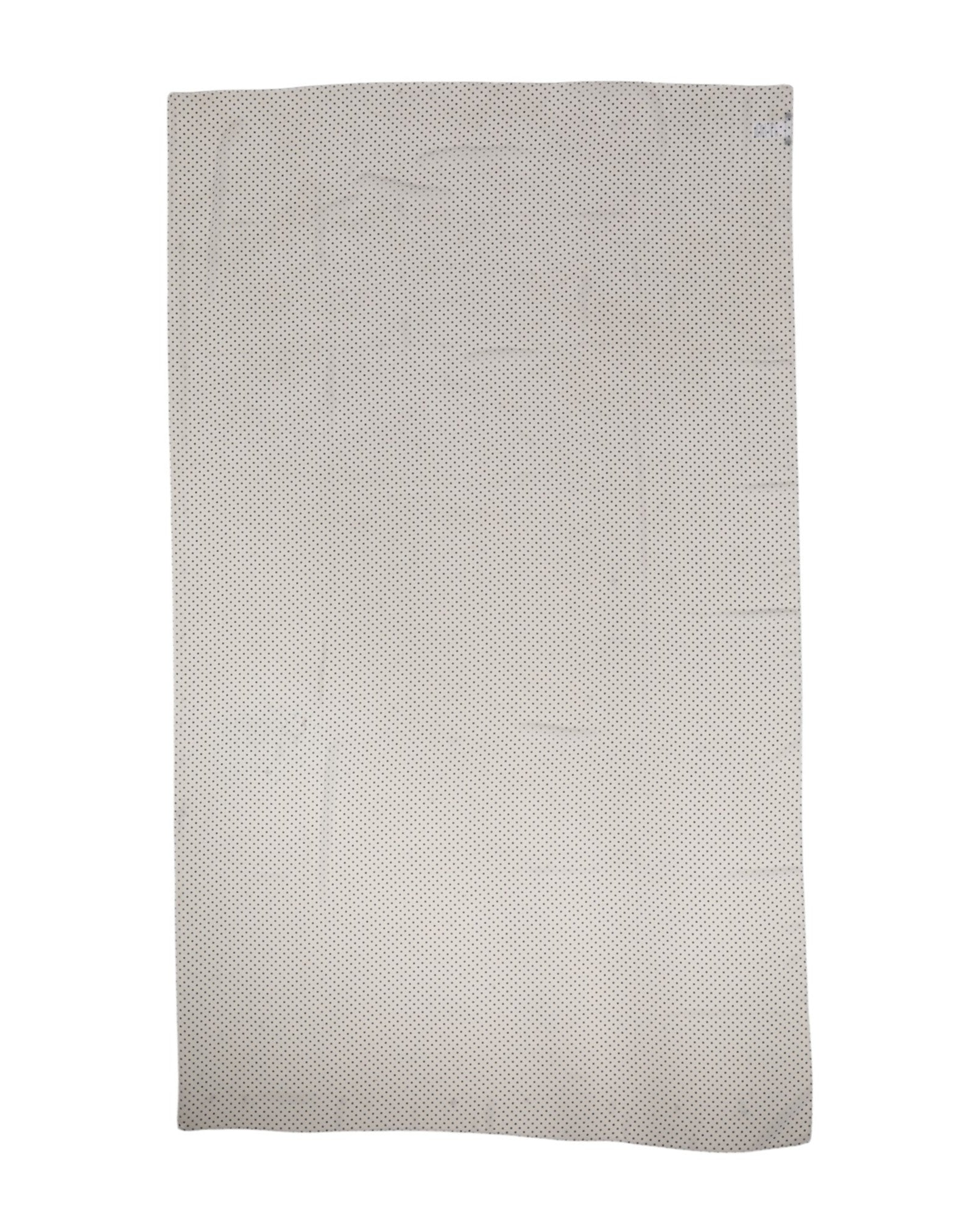 Dolce & Gabbana White Polka Dots Infinity Scarf