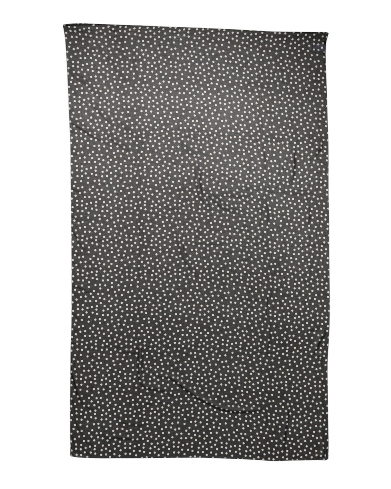 Dolce & Gabbana Black Polka Dots Infinity Scarf