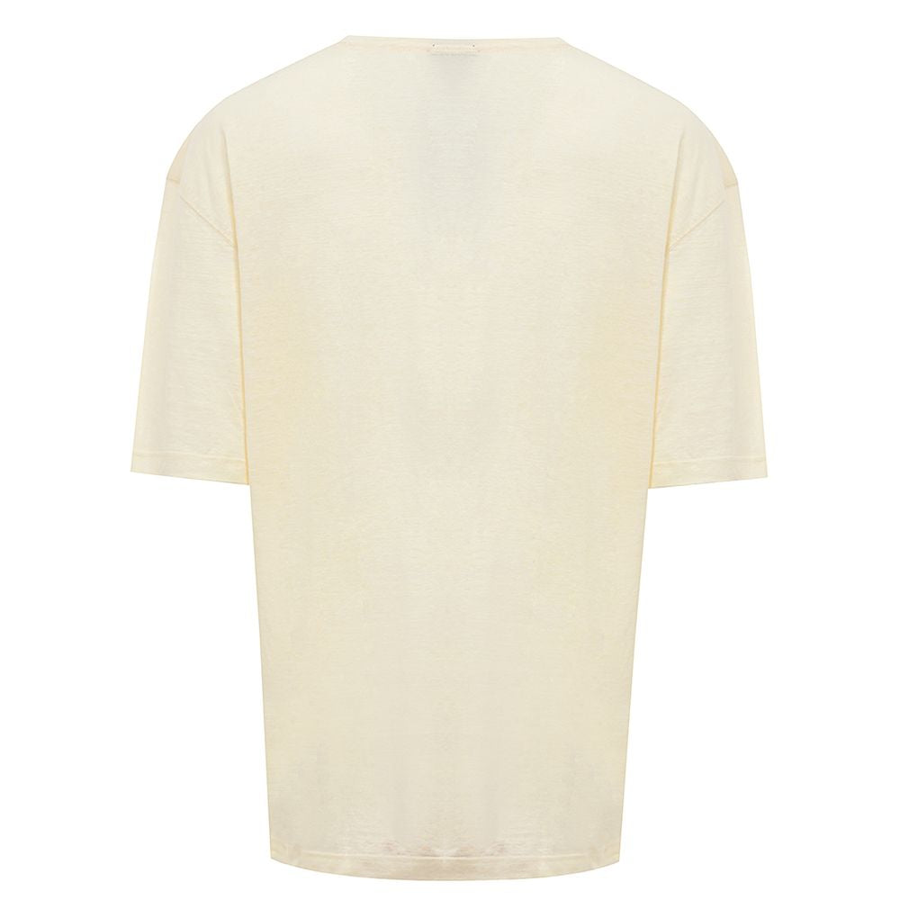 Corneliani Yellow Linen T-Shirt LUNESCAPE