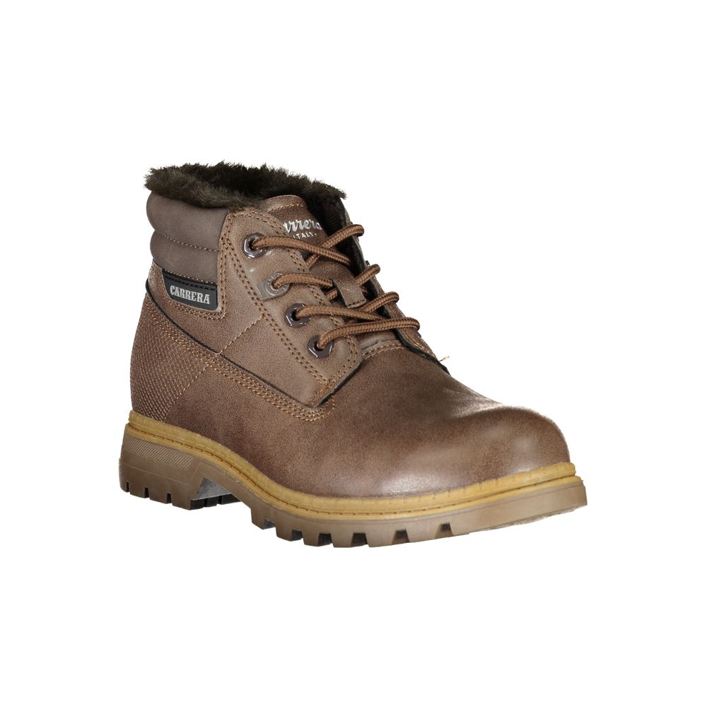 Carrera Chic Lace-Up Boots with Contrast Details LUNESCAPE
