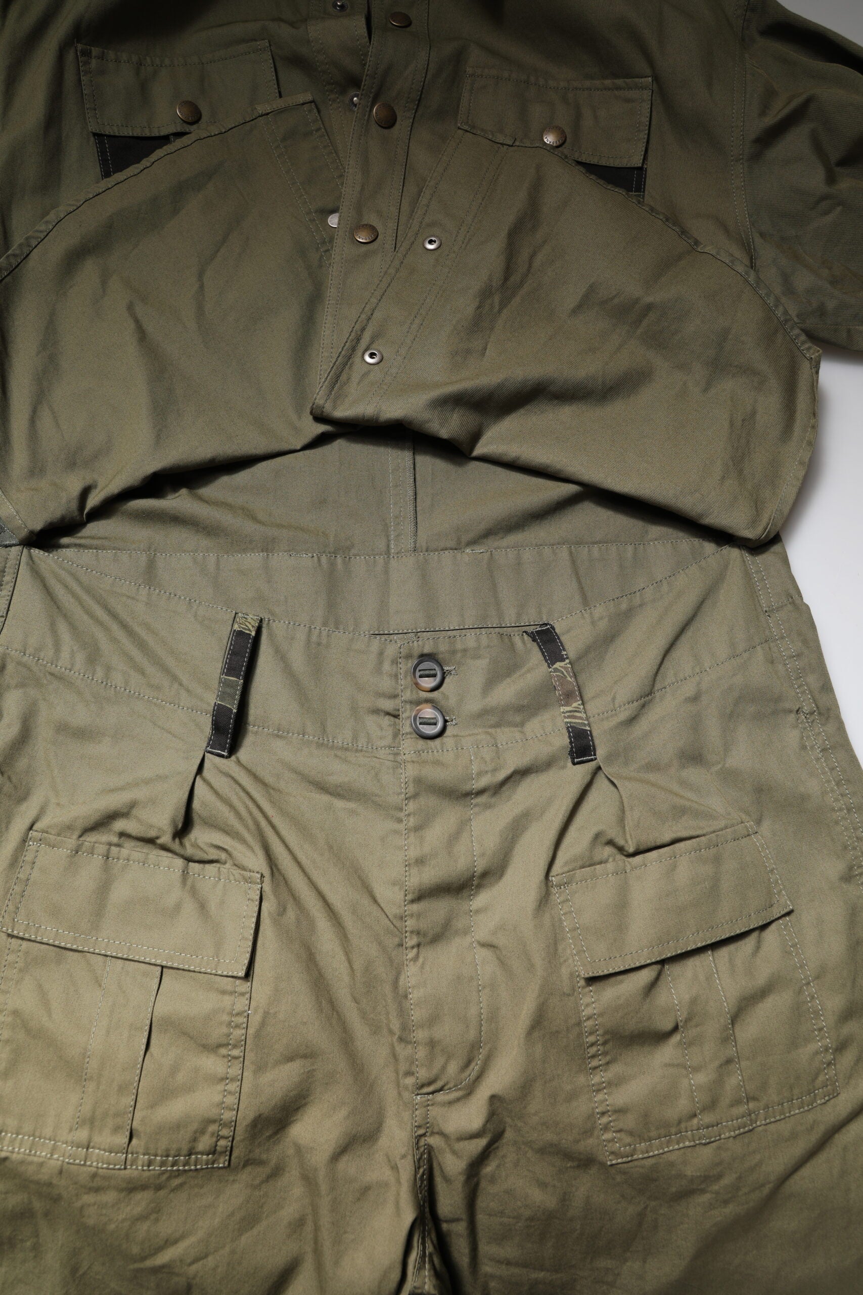Dolce & Gabbana Brown Cotton Stretch Shirt Pants Casual Set LUNESCAPE