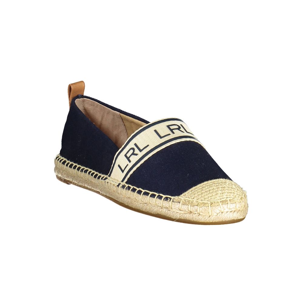 Ralph Lauren Blue Polyester Women Flat Shoe LUNESCAPE