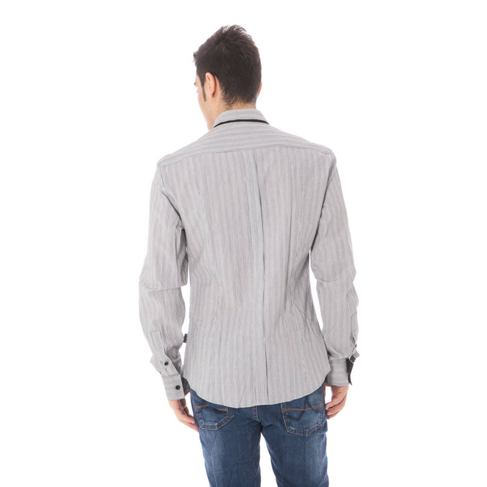 Costume National White Cotton Men's Shirt