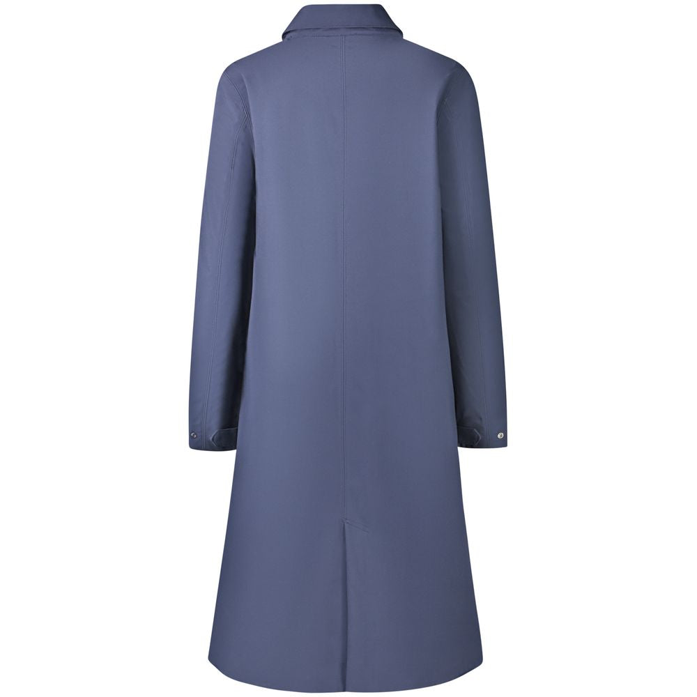 K-WAY Blue Polyester Women Coat LUNESCAPE