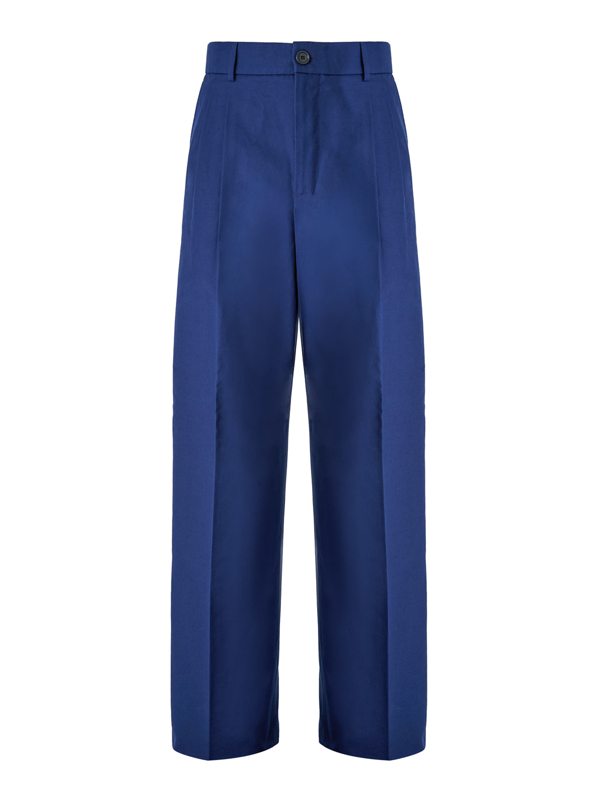 Gucci Blue Classic Cotton Pants LUNESCAPE