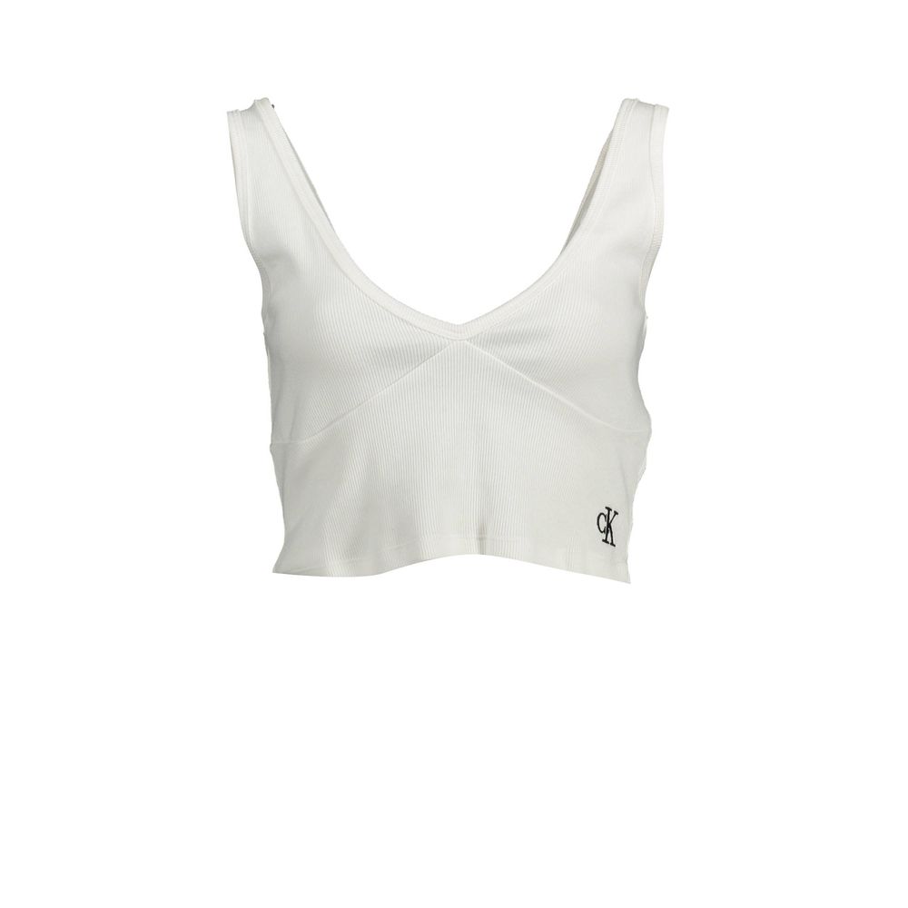 Calvin Klein White Cotton Women Undergarment LUNESCAPE