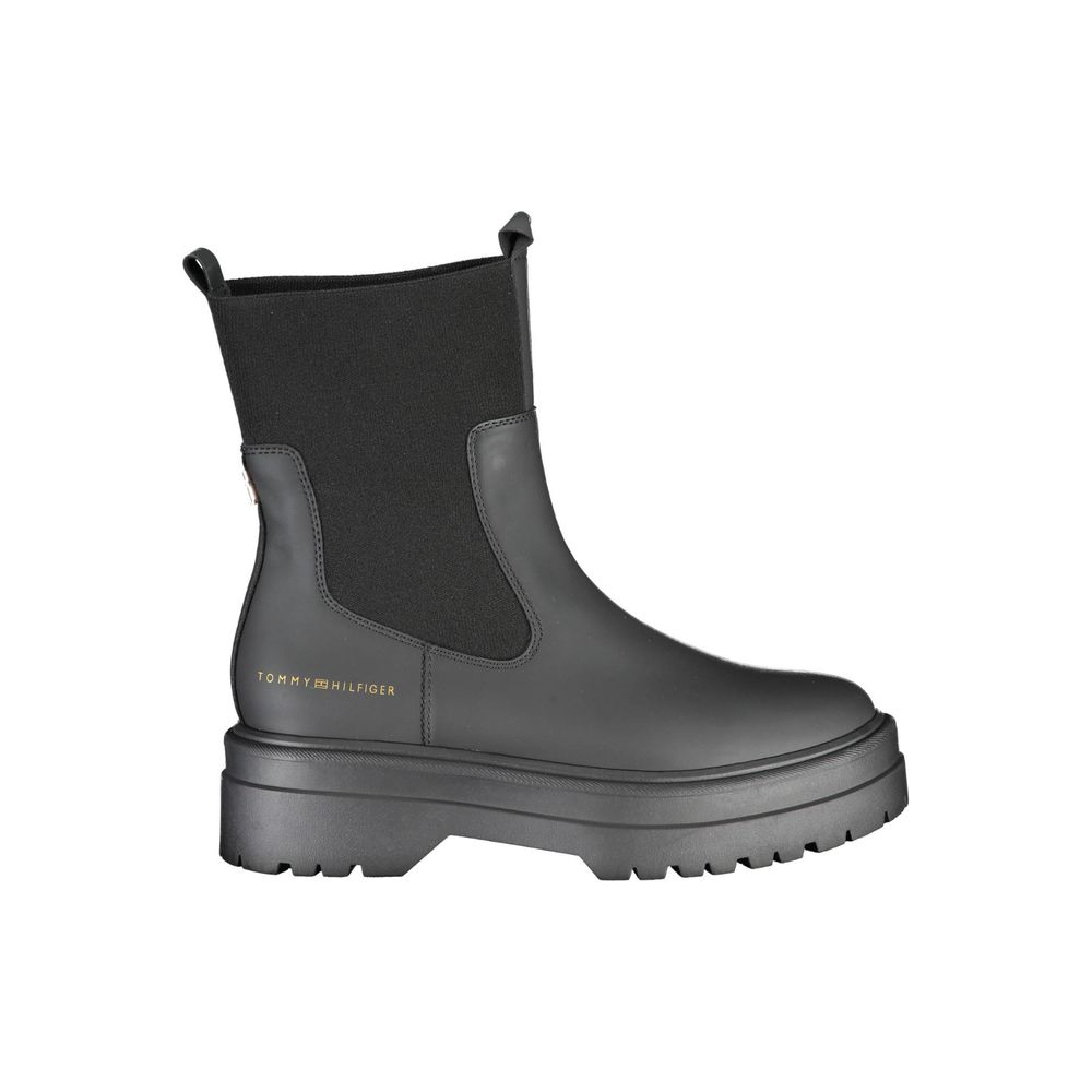 Tommy Hilfiger Elegant Ankle Boot with Contrast Details LUNESCAPE