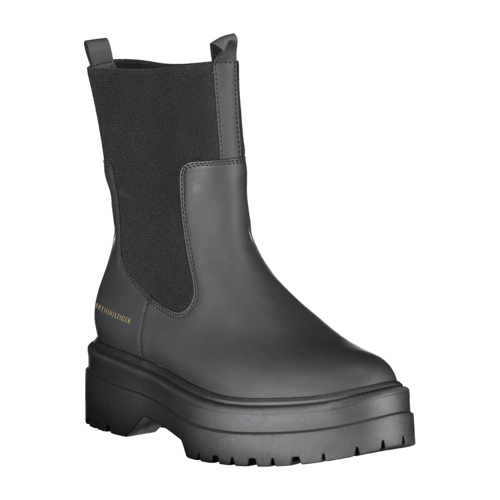 Tommy Hilfiger Elegant Ankle Boot with Contrast Details LUNESCAPE