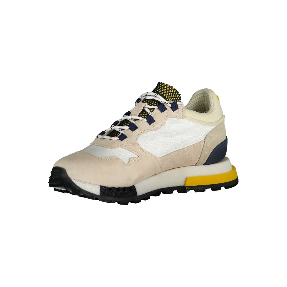 Blauer White Leather Men Sneaker LUNESCAPE