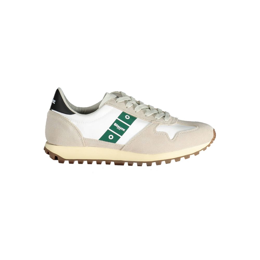 Blauer White Polyester Sneaker LUNESCAPE
