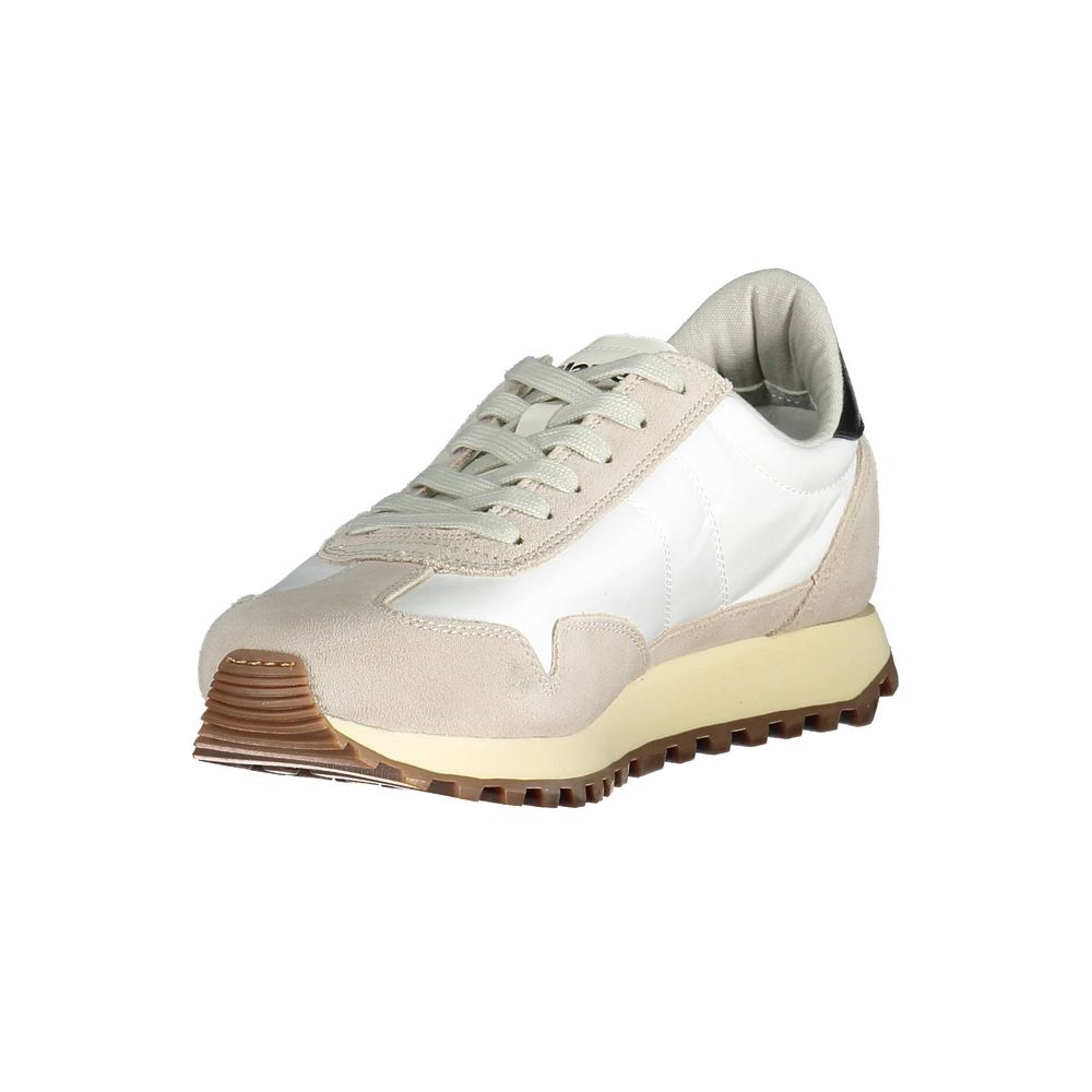 Blauer White Polyester Sneaker LUNESCAPE
