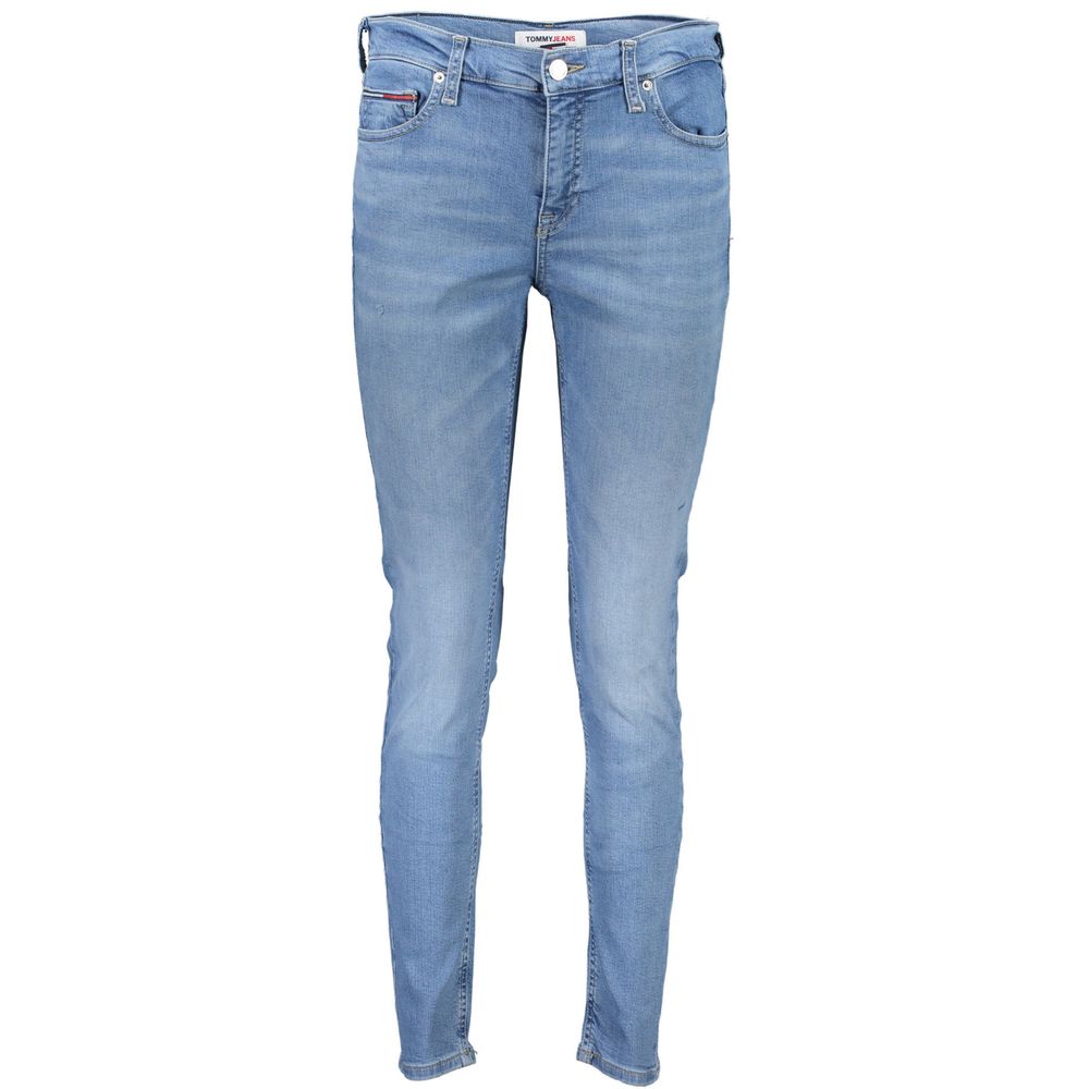 Tommy Hilfiger Light Blue Cotton Women Skinny Jean LUNESCAPE