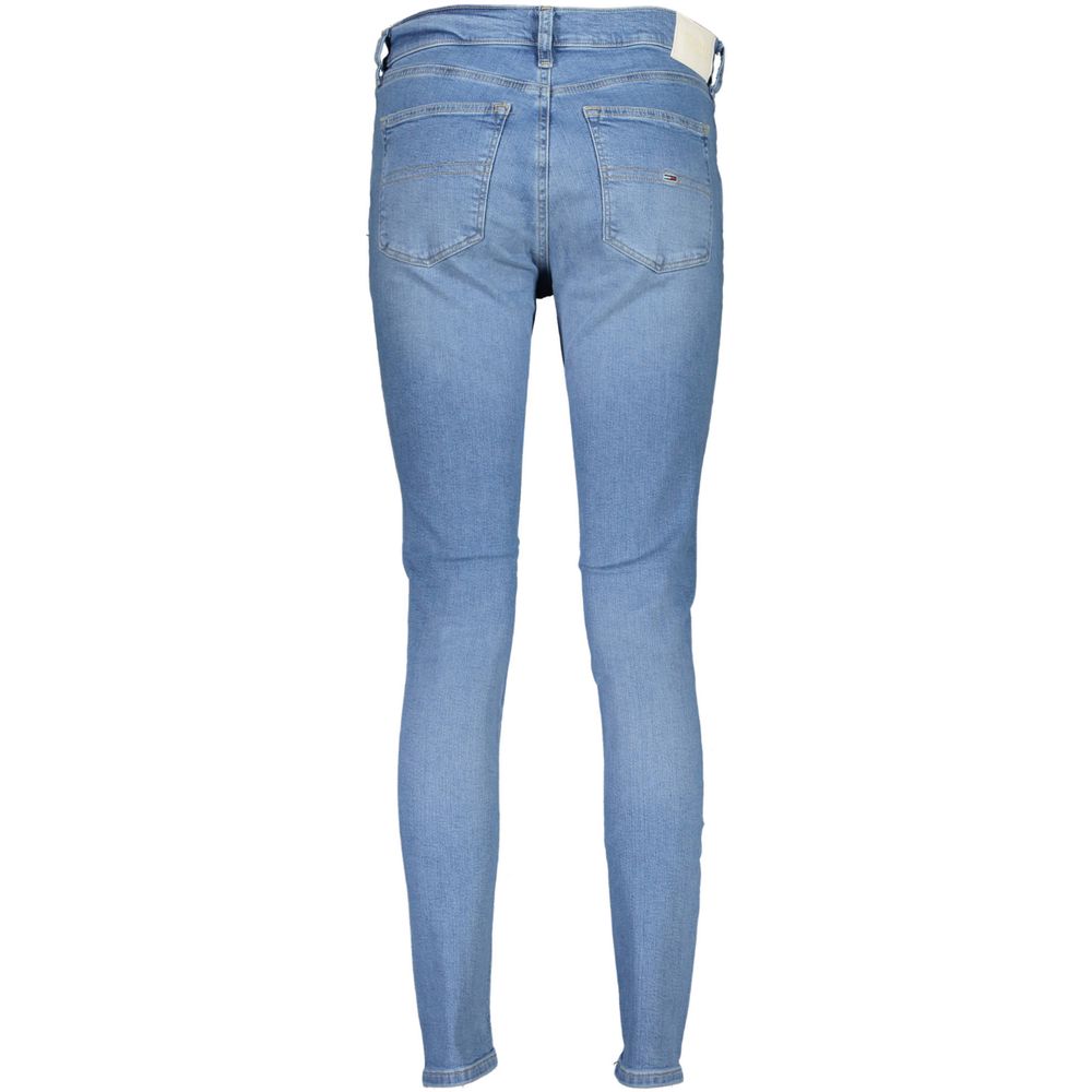 Tommy Hilfiger Light Blue Cotton Women Skinny Jean LUNESCAPE