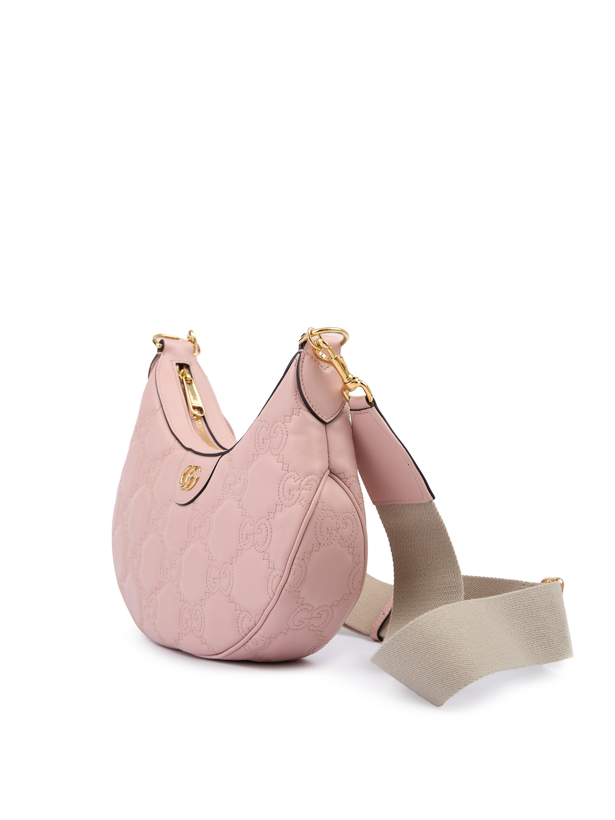 Gucci Light Pink Leather Shoulder Bag LUNESCAPE