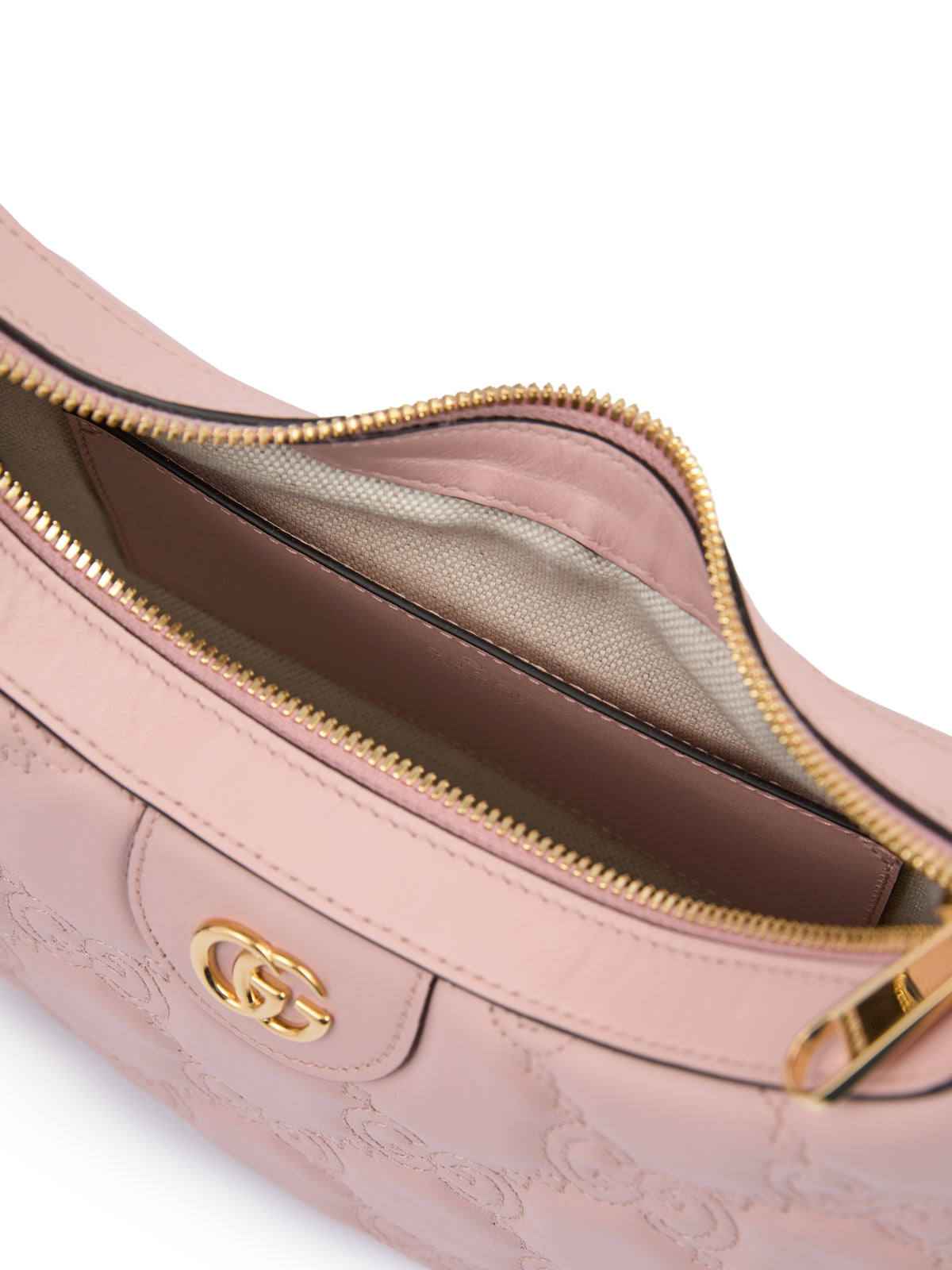 Gucci Light Pink Leather Shoulder Bag LUNESCAPE