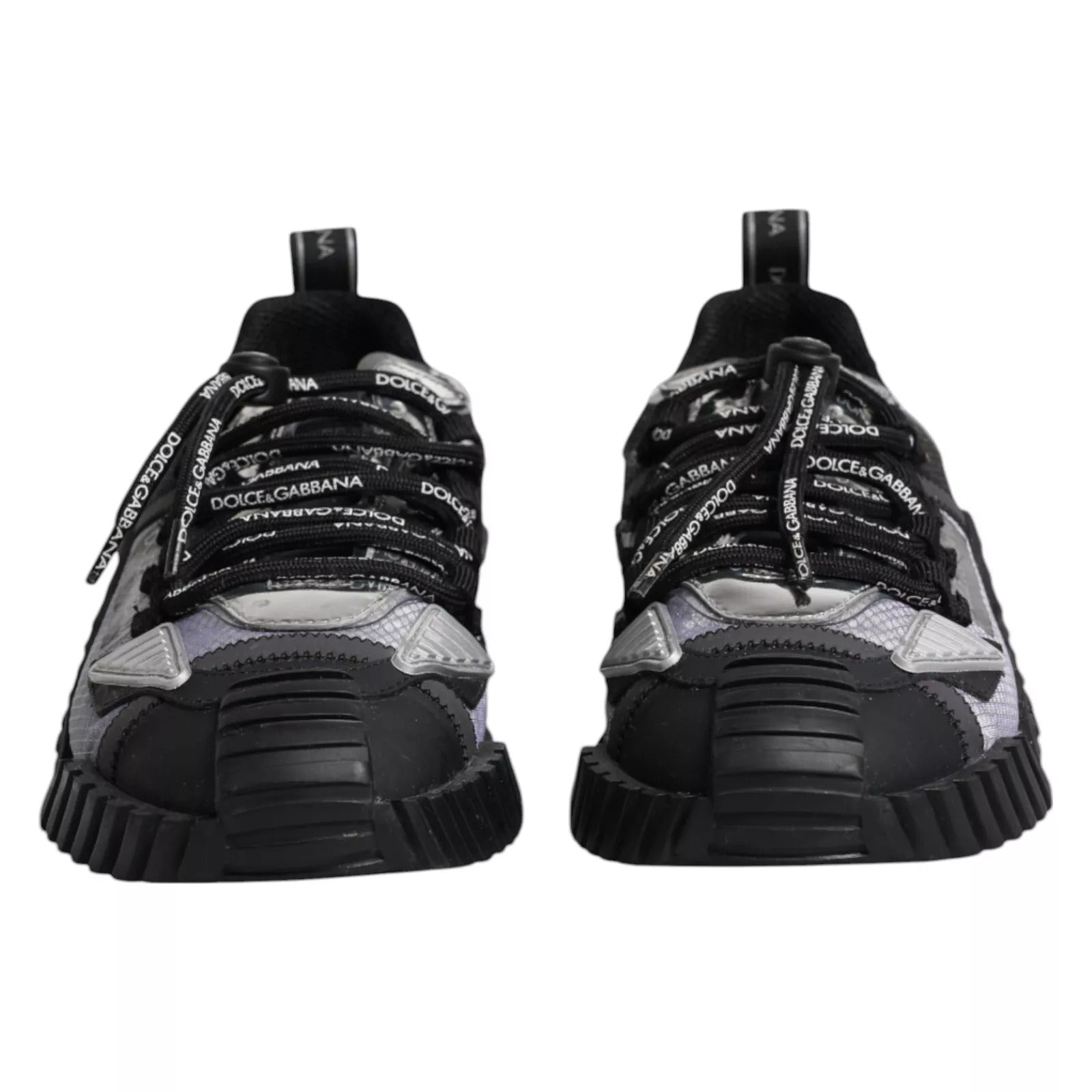 Dolce & Gabbana Multicolor Lace Up Low Top NS1 Sneakers Shoes