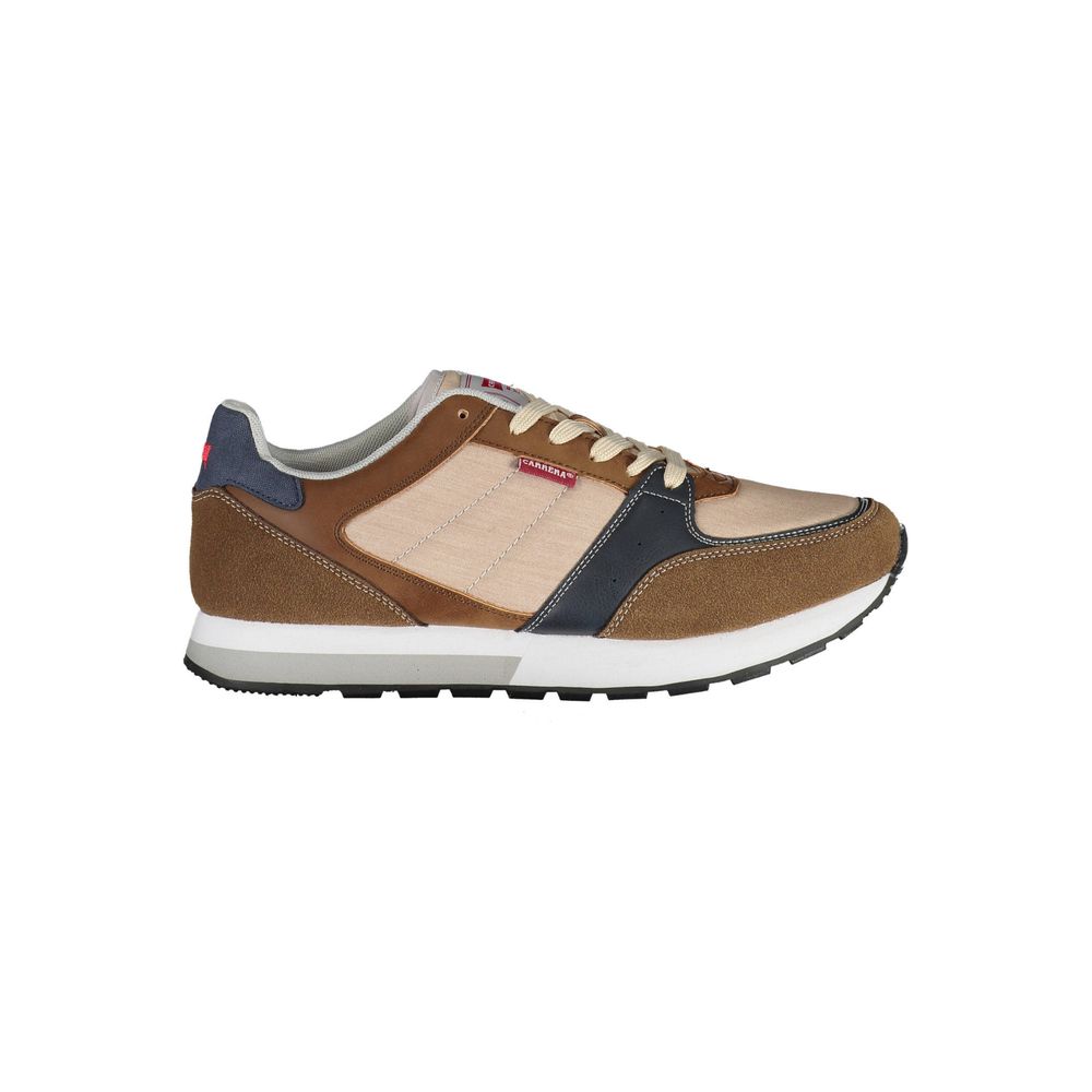 Carrera Brown Eco Leather Men Sneaker LUNESCAPE