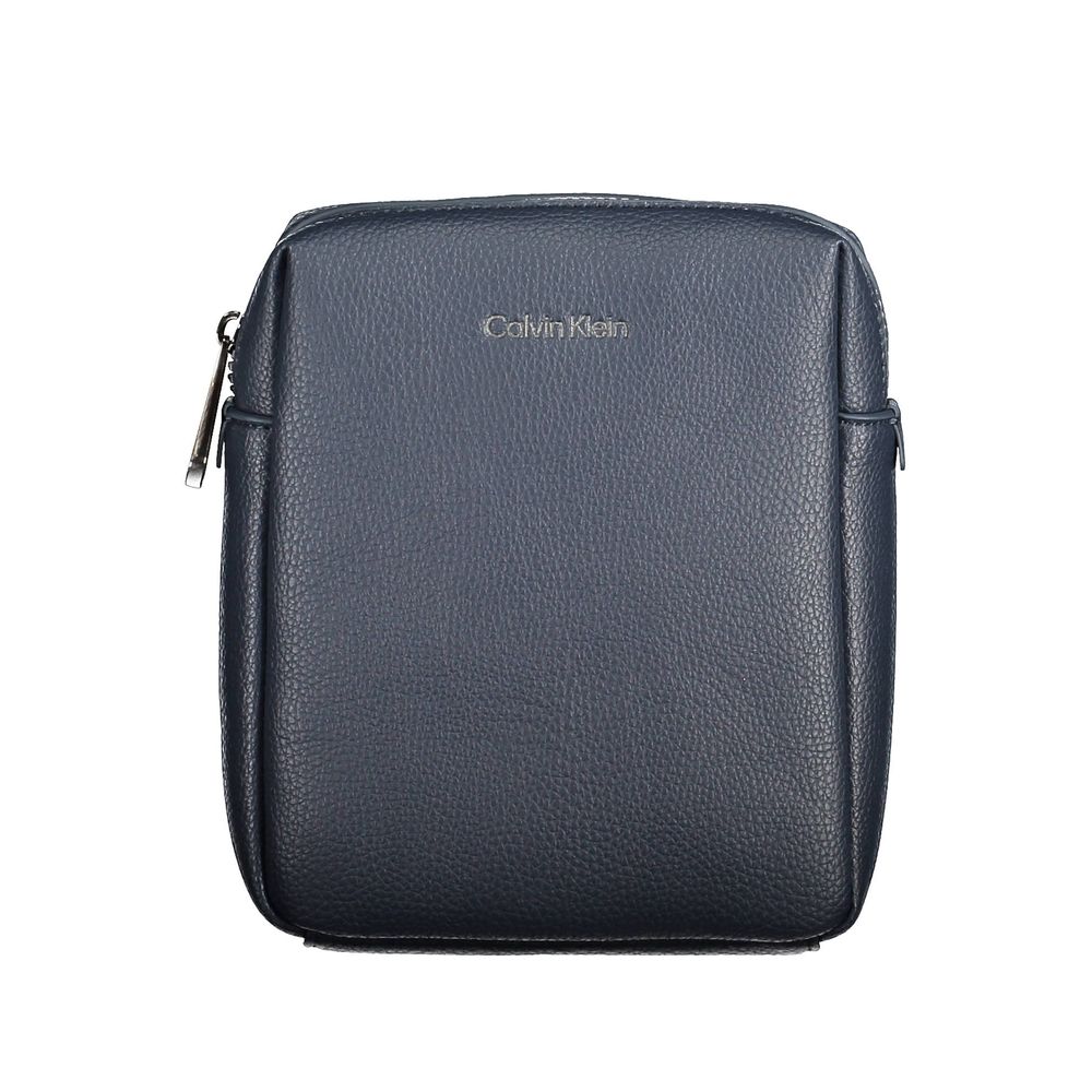 Calvin Klein Blue Polyester Men Shoulder Bag LUNESCAPE