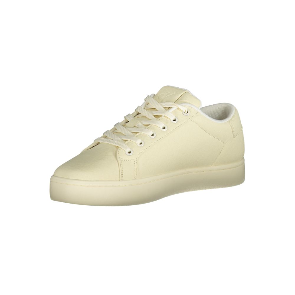 Calvin Klein White Polyester Men Sneaker LUNESCAPE