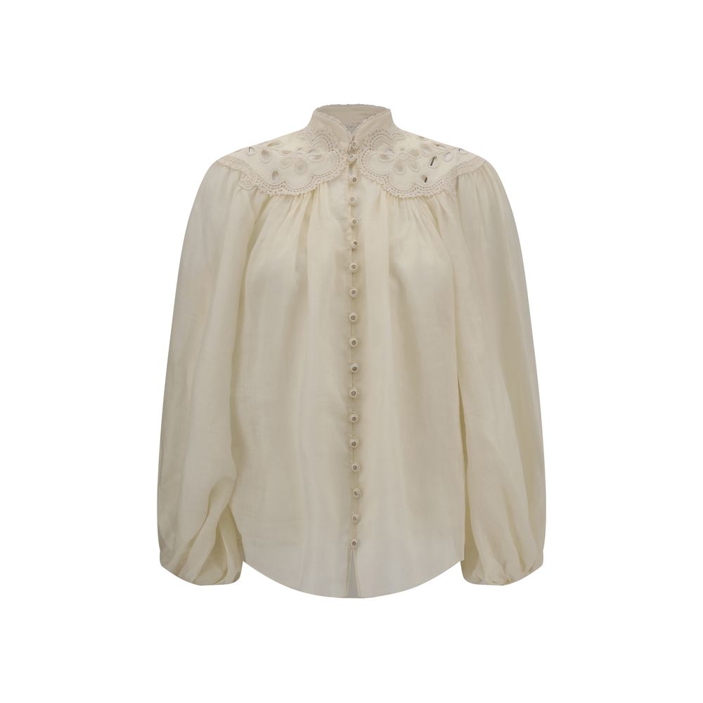 Zimmermann Embroidered Coco Blouse LUNESCAPE